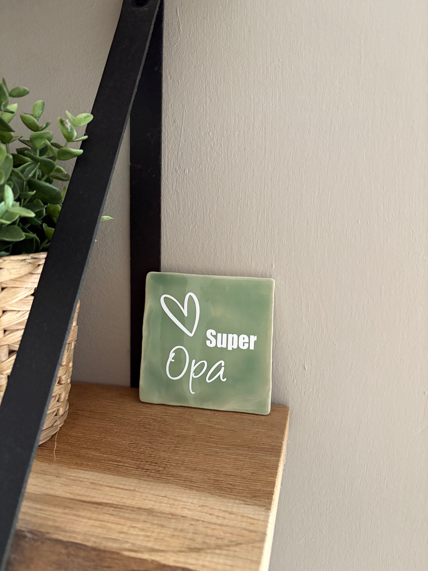 Tegeltje Super Papa/ Opa