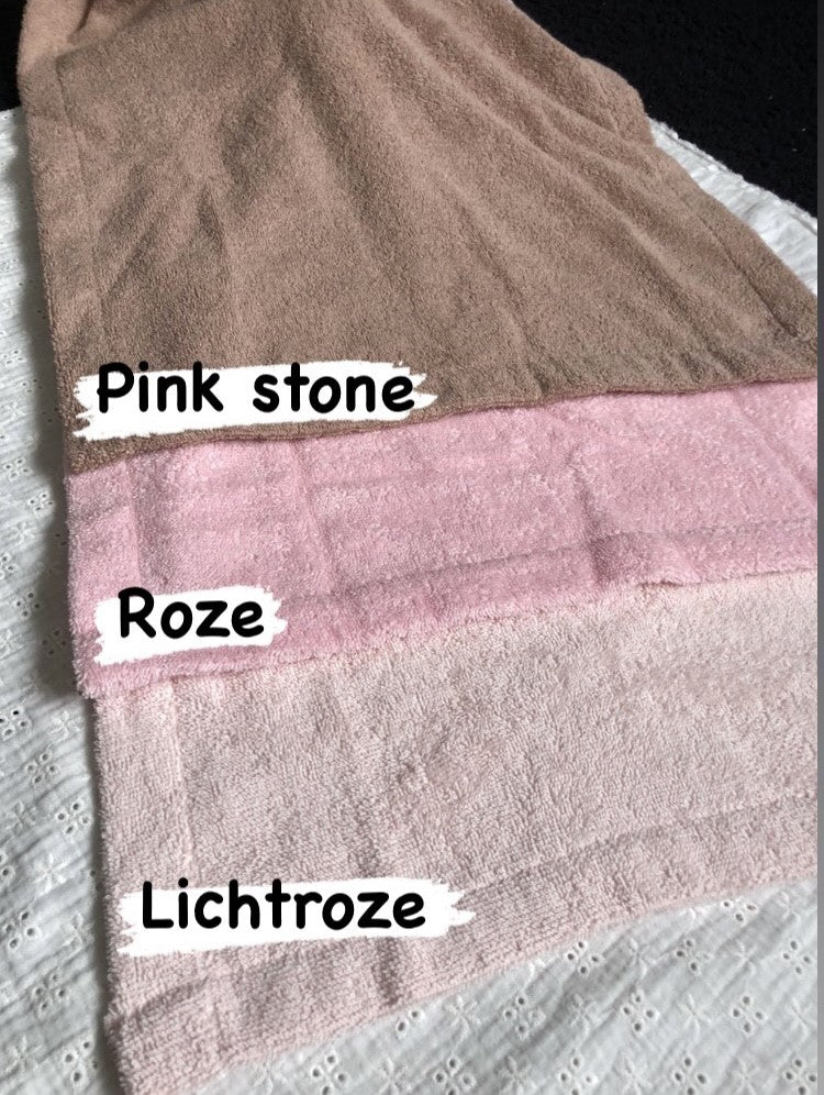 Kleuren badponho