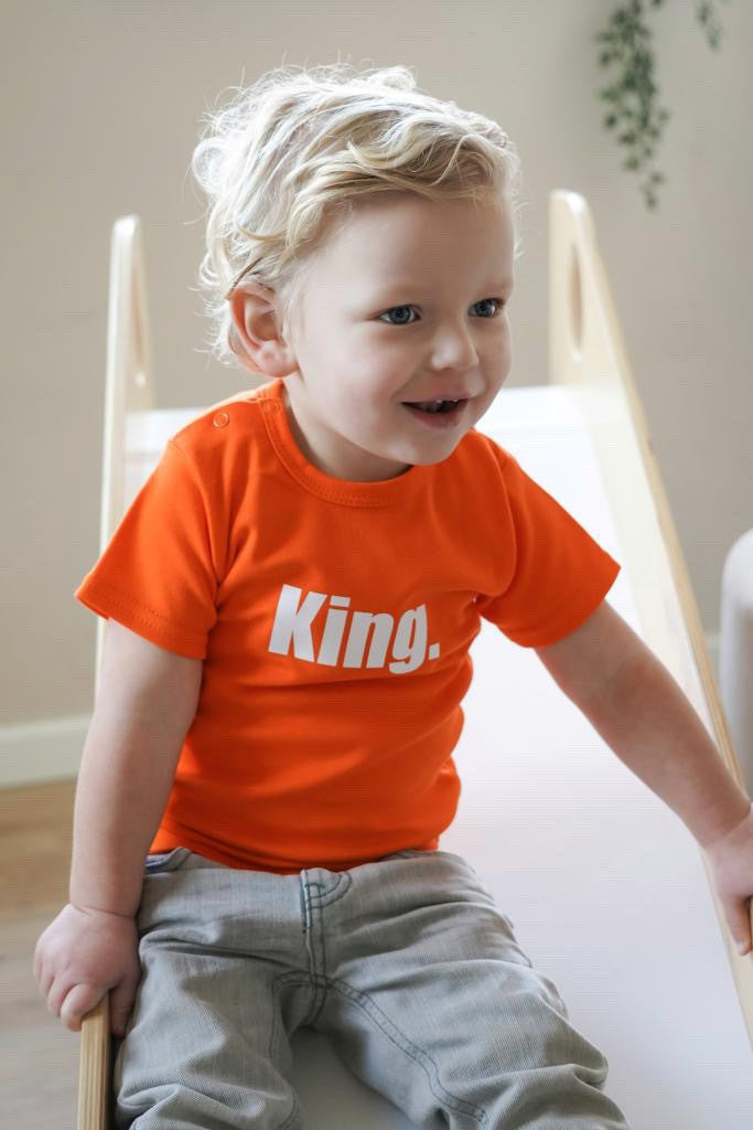 oranje shirt Koningsdag King Queen