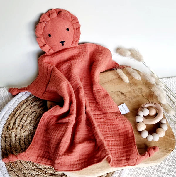 knuffeldoekje, speendoekje met naam roest