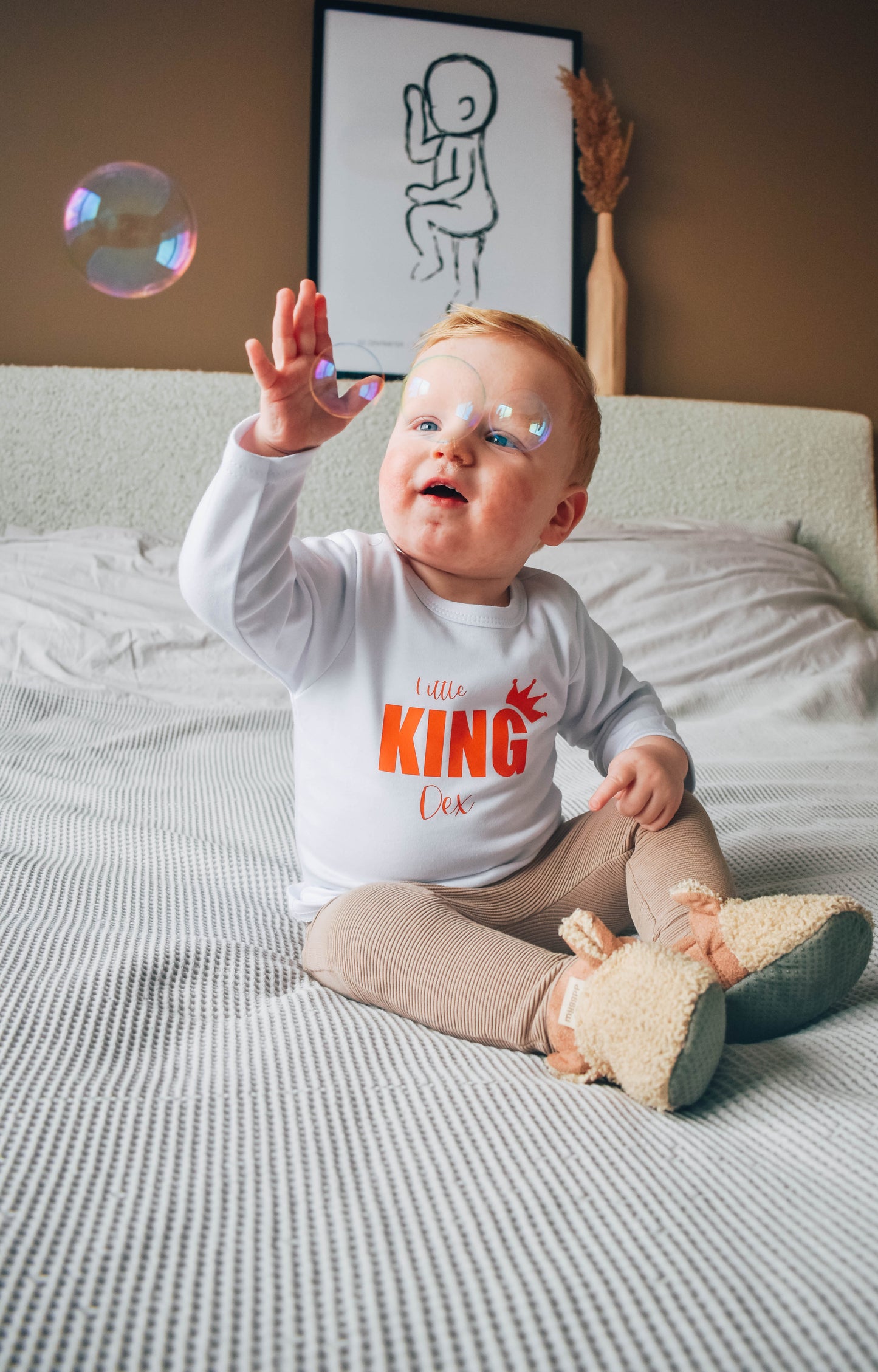 Shirt Koningsdag Little King met naam
