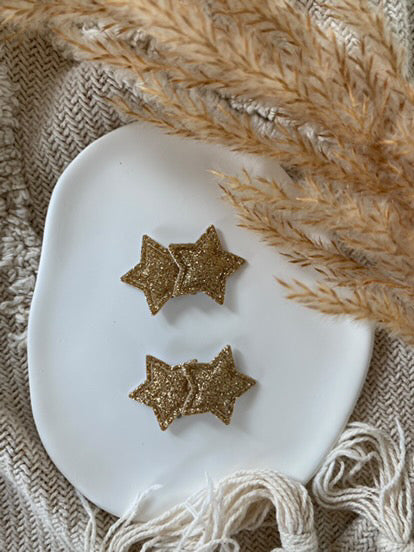 antislip haarspeldje goud glitter