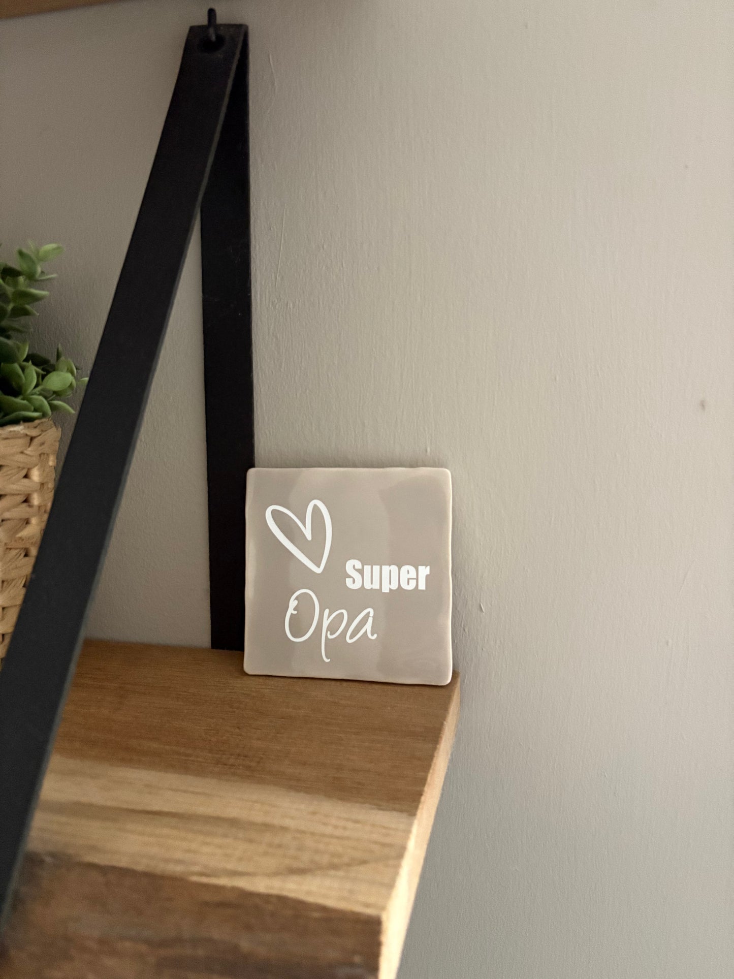 Tegeltje Super Papa/ Opa