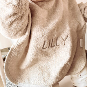 Slab met mouwen beige