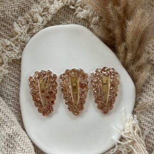 haarspeldje roze glitter