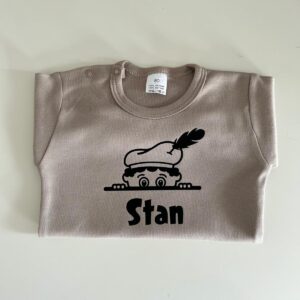 shirt gluurpiet met naam