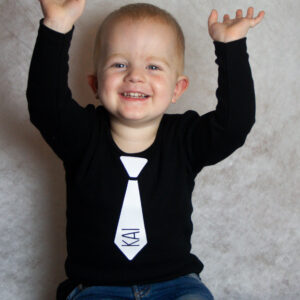 Shirt met stropdas kerst