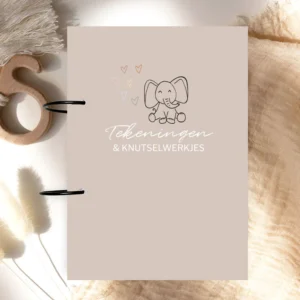 Bewaarbundel tekeningen en knutselwerkjes